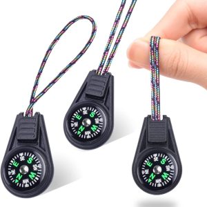 Compass Bulk Mini Compass for Navigation Lesson,Plastic Compasses for Party Favor/Hiking/Scout/Outdoor Survival