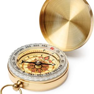 Camping Survival Compass Metal Compass Kids Compass for Hiking Camping Hunting Outdoor Military Navigation Tool